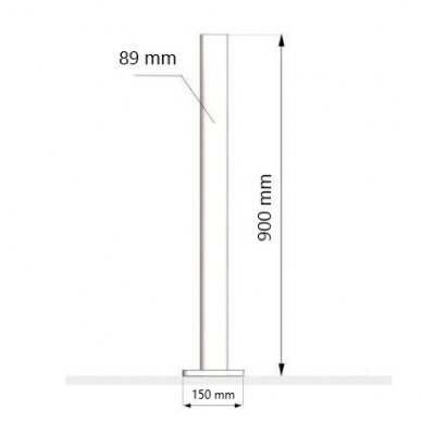 Apsauginis stulpas H-900 mm 1