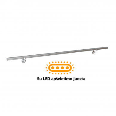 Sieninis turėklas LED/L2000mm